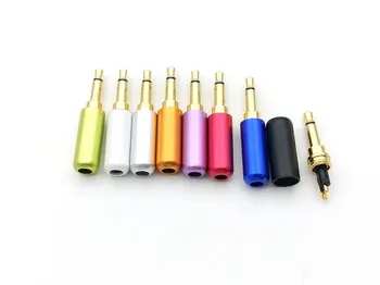 40pcs 8 culori Mini Mufă de 3,5 mm MONO Plug ADAPTOR de lipit