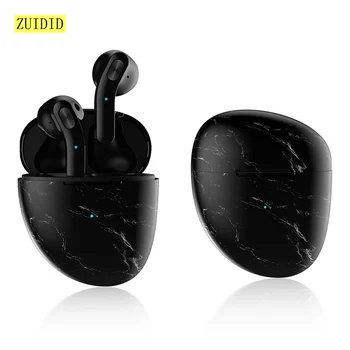 H32T In-ear Wireless Bluetooth Headset Marmură Design de Muzică HIFI Căști Cu Microfon Reducere Zgomot Pavilioane Mari de Încărcare Cutie
