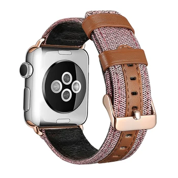 Panza din Piele ceas curea Pentru Apple Watch band 4 iwatch 5 44mm 40mm applewatch 3 2 1 curea de 42mm 38mm watchbands