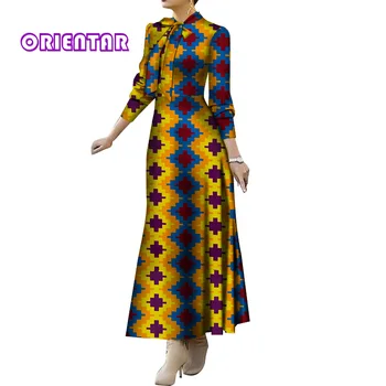 Dashiki Africane Rochii pentru Femei Africane Ceara Rochie de Imprimare Bodycorn Maneca Lunga Femei din Africa de Haine Plus Dimensiunea 5Xl 6Xl WY5848