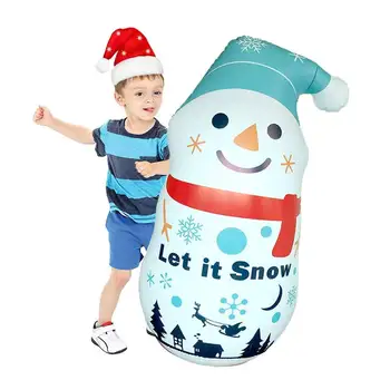 Om de Zapada gonflabil Pahar Decor de Crăciun Uriaș om de Zăpadă de Anul Nou Crăciun elemente de Recuzită, Decor 110x60cm