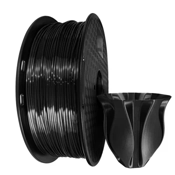 PLA Imprimantă 3D de Mătase Neagră cu Filament de 1.75 mm 250g/500g/1Kg de Imprimare 3D Filamente Mătăsoase ShineShiny Sublimare Materiale Consumabile