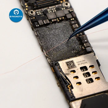 Aliaj de titan Pensete Profesionale de Reparare Precizie de Amprente Pensete pentru iPhone Reparații PCB Bord Sârmă de Cupru