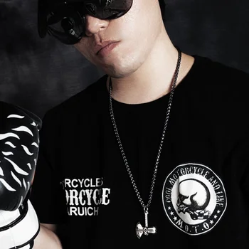Punk, Hip-Hop Nordic Thor Topor Pandantiv Colier Moda de Metal Bărbați Bijuterii