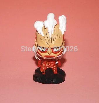 5pcs/set Atac pe Titan Eren Mikasa Armin Rivaille Acțiune Nouă Colecție de figurine de crăciun cadou brinquedos Noi ToyO0022