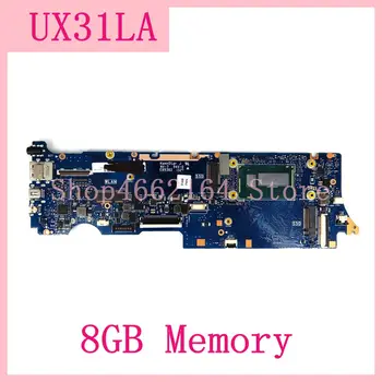 UX31LA placa de baza cu I5-4200 CPU Memorie de 8GB placa de baza Pentru ASUS Zenbook UX31LA UX31L laptop placa de baza testate de lucru