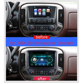 Pentru Chevrolet Colorado-2018 centrală multimedia player video stereo sistem audio FM BT wifi USB 1 din Android mirror link