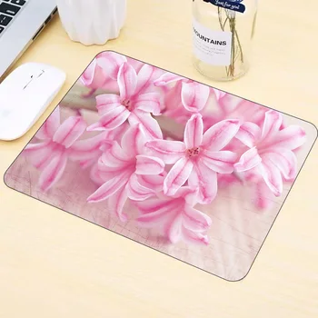 Floare roz Rogojini Soareci Pad Mari Tipărite Mouse Pad Personalitate cu Marginile Cusute Gaming mouse Pad pentru Prietena Ta sau Fiica