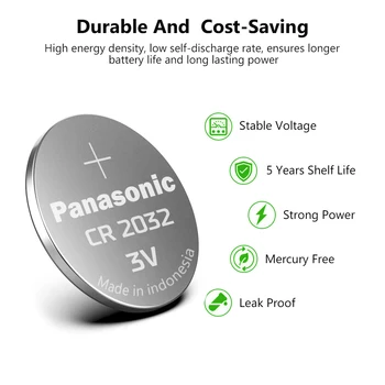 PANASONIC 25Pcs 3V Baterie cu Litiu Butonul de Celulă rotundă CR2032 DL2032 KL2032 5004LC SB-T15 Pentru tabloul Principal de Control de la Distanță Jucărie