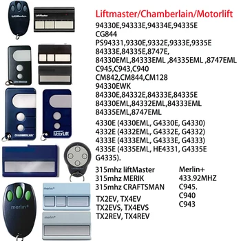 LIFTMASTER/CHAMBERLAIN/MOTORLIFT usa de garaj telecomanda 433mhz 433.42 mhz 433,92 MHz comanda de la distanță de control pentru poarta