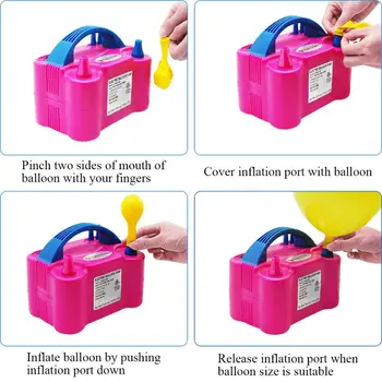 Pompa Sufla Balonul Inflației Pompa cu Motor Inflației Mașină a Lovit Balonul Instrument Balon Mașină Inflației Pompa Masina