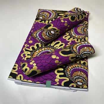 Blesing 2020 Nou De Înaltă Calitate Golden Print Ceara Africane Material Țesut Ceara