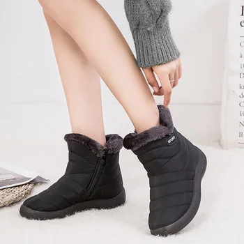 Femei Cizme Cizme Impermeabile De Iarna pentru Femeie Pantofi Femei Casual greutate de Lumină Glezna Botas Mujer Plus Dimensiune 43 Cald Încălțăminte