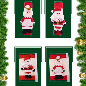 Crăciun Frigider Ușă Mâner Aparate de Bucatarie Manusa Protector Crăciun ornament Crăciun decoratiuni Pentru Petrecere Acasă