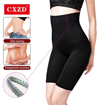 CXZD Femei Talie Mare Modelarea Chilotei Respirabil Body Shaper Slăbire Burtă Chiloți panty modelatori