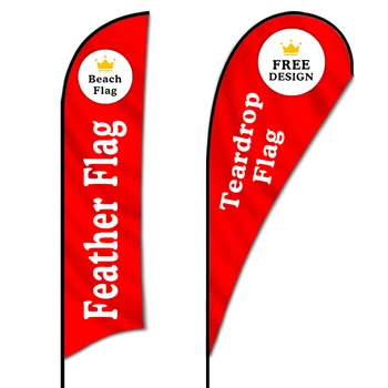 Plaja cu Steag Pene Lacrimă Steaguri Și Bannere Personalizate Grafice Publicitare Tipărite de Promovare Sărbătoare în aer liber, Sport Club folosind