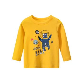 Copii Baieti Tricou Copil din Bumbac Fete de Îmbrăcăminte Toddler Copii T-shirt pentru Copii Dinozaur desen Animat de Imprimare Topuri Tee 2-7 Ani Tee Noi 2020