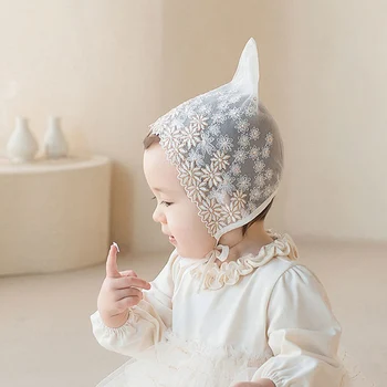 MILANCEL 2021 Primăvară Drăguț Copil Pălărie de Dantelă Princess Broderie Pălărie