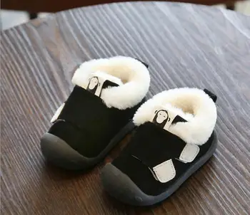 Cald Iarna Infant Toddler Cizme De Îngroșare Plus Fata De Copil Băiat Cizme De Zăpadă În Aer Liber Moi, Fund Non-Alunecare De Copil Copii Cizme Pantofi