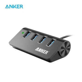 Anker USB 3.0 4-Port de Aluminiu Portabil Hub cu 2 Metri Cablu USB 3.0 (Carbon)
