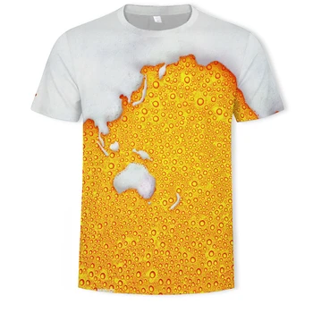 Factory Outlet Fashion Summer Men ' s T-shirt Bea Bere Imprimare tricou Casual de Îmbrăcăminte pentru Bărbați t-shirt pentru bărbați