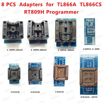 Set complet 8 Adaptoare Pentru TL866ii plus Programator/ TL866A/EZP2010 + SOP28 +SOP8 + cel Mai bun Electronice Kituri de Prize