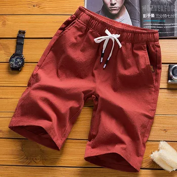 De Vară 2020 pentru bărbați shorts pentru Bărbați Liber Casual Pantaloni Trunchiate pantaloni Scurți de Sport Tricot Vrac Direct Casual Pantaloni din Bumbac Pantaloni scurti Noi 5XL
