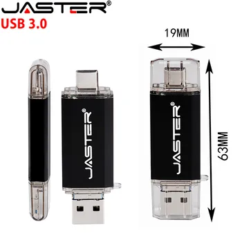 JASTER usb3.0 3 in 1 de culoare OTG USB flash drive 16GB 32GB Pendrive 4 GB 6GB 64GB U disk, o unitate flash USB pentru PC / telefon Android