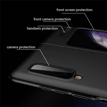 Ultra-slim PC Mată Mată Flip Caz de Telefon pentru Samsung Galaxy Ori Complet Coajă de Protecție la Șocuri Plin Capac Caz, Accesorii
