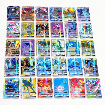 200pcs Pokemon Card GX EX MEGA Joc Original de Colectare Carduri de Tranzacționare Picachu Stralucitoare Carduri de Luptă Carte pentru Copii Baieti Jucărie pentru Copii