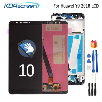 Pentru Huawei Y9 2018 Display LCD Touch Screen Digitizer Asamblare FLA L22 LX1 LX2 LX3 Pentru Huawei Y9 2018 LCD Cu Rama de Reparare Parte