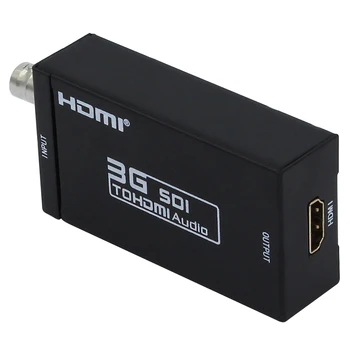De vânzare cu amănuntul Mini HD 3G-SDI la HDMI compatibil cu Convertor Adaptor Suport HD-SDI / 3G-SDI Semnale care Arată pe Afișaj HDMI Transport Gratuit