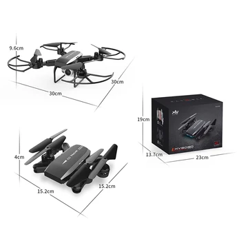KY606D Drone FPV RC Drone Camera 4k 1080 HD Video Aeriană dron Quadcopter RC elicopter jucării pentru copii Pliabil Off-Punct de drone