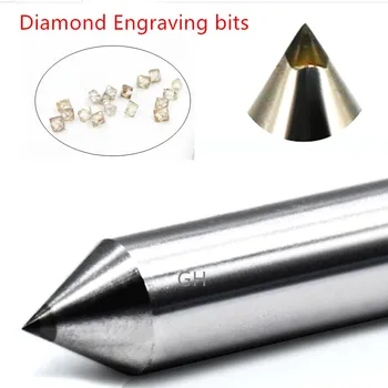 6mm gravură pen tool Diamant sfat punct de 8mm gravură pic gravor de frezat cnc cutter metalic de oțel de Sculptură în piatră instrumente