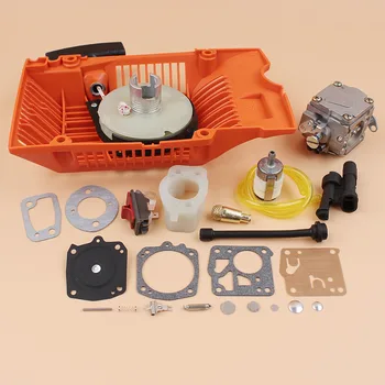 Recul Starter Carburator Carb Kit de Reparare Pentru Husqvarna 61 268 272 XP 272XP Drujba w/ Admisie Comutatorul de Oprire Furtun de Ulei