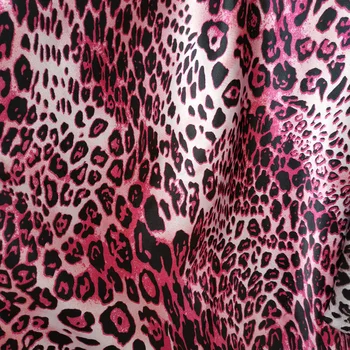 Leopard Satin Ombre Tesatura De Cusut Ambarcațiuni Material Matasos Tesatura Moale Ambarcațiunile De Material Pânză