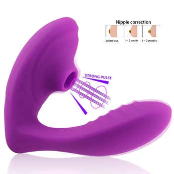 Clitorisul Fraier Dildo Vibrator pentru Femeie Wireless Vibratoare Oral sex fara preludiu Clitoris Vagin Stimulator Supt Vibratoare Adult Sex Jocuri