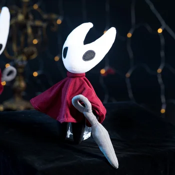 2020 Nou Hollow Knight Jucării De Pluș În Stoc Figura Fantomă Grimm Master Animale Împăiate Papusa Pentru Copii Jucarii Cadou Pentru Copii De Halloween