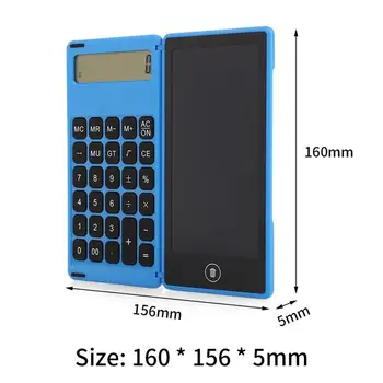 Noi de 6 Inch LCD Scris Tabletă Digitală Desen Pad Cifre Display Pliabil Calculator cu Stylus Pen Șterge Butonul de Blocare Functio