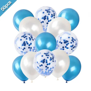 50pcs a Crescut de Aur Sau Confetti Balon Set fericit Ziua de naștere partidul Decor baloane Aniversare de Nunta globals Bile