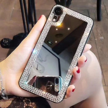 ALLCHW Machiaj Oglindă cristal de diamant Cazuri de Telefon Pentru Samsung S20 Plus Note10Plus A10 A20 A30 A50 A70 A71 A51 Note20Silicon Coque