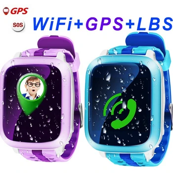 DS18 GPS Copii Ceas Inteligent DS18 GPS Locator WiFi Tracker Copil Ceas de mână rezistent la apă Apel SOS Smartwatch Copil Pentru IOS Android