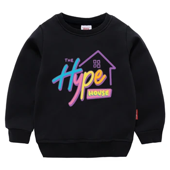 Hype Casa De Copii, Hanorace Moda Tricouri Maneca Lunga Baieti Bluze Copilul Tricou Fata Hoodie Pulover De Bumbac Pentru Copii