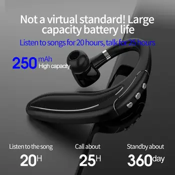 Handsfree Wireless de Afaceri Cască Bluetooth setul cu Cască Stereo cu Microfon Căști Bluetooth Pentru a Conduce de Vânzare Fierbinte