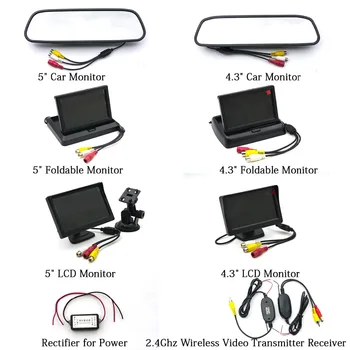 Pentru Skoda Rapid Sedan Auto Pentru VW New Santana Jetta Masina CCD CONDUS de Rezervă Reverse Camera retrovizoare Parcare LCD Wireless