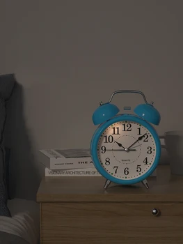 Ceas deșteptător Elevii cu personalitate creatoare persoană leneș acasă noptiera ceas deșteptător copii ceas băieți și fete, simplu Nordice
