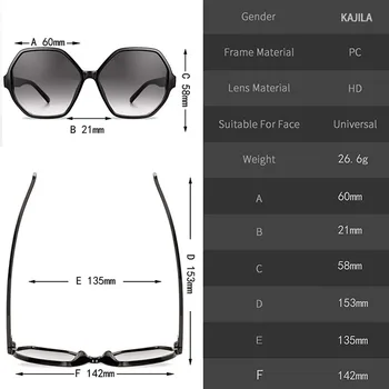 2020 Moda Supradimensionat ochelari de Soare Patrati Femei Cadru Mare Brand de Lux Ochelari de Soare Nuante Pentru Femei Vintage gafas de sol mujer