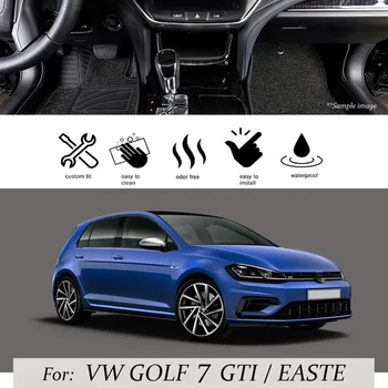 Fata Spate Masina de Podea Mat Covorase Covor Pentru VW GOLF 7 MK7 GTI R Estate 2013 -2019 LHD Adaptate Linie Pad 2016 2017 2018