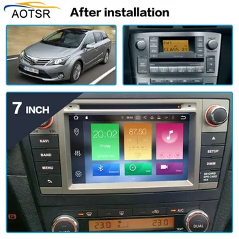 Android 9.0 DVD Auto Stereo Multimedia unitate Cap Pentru Toyota Avensis T27 2009-Auto PC-ul de Radio-Navigație GPS Audio Video, 4G RAM