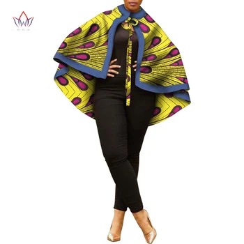 Africa de Femei Bazin Riche Dashiki Șal de Sus Dashiki African Print Topuri Tricou Plus Dimensiune M-6XL Femei Șal Haine Accesoriu WY5285